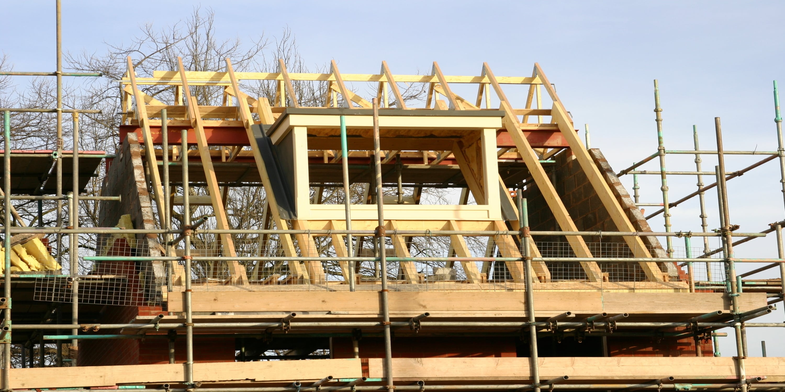 nieuwe dakconstructie